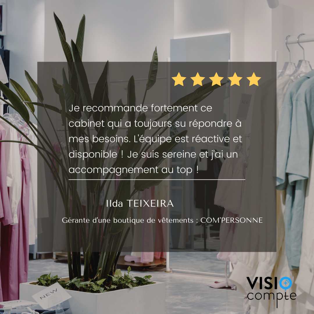 VISIOcompte permet à Com’Personne de gagner du temps sur la gestion administrative et de se concentrer sur son activité de vente de vêtements